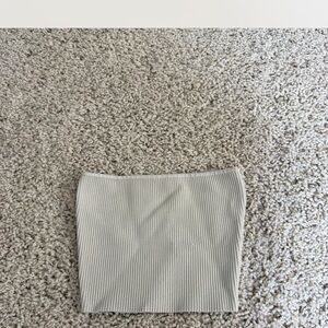 Elegant Cream Ribbed top